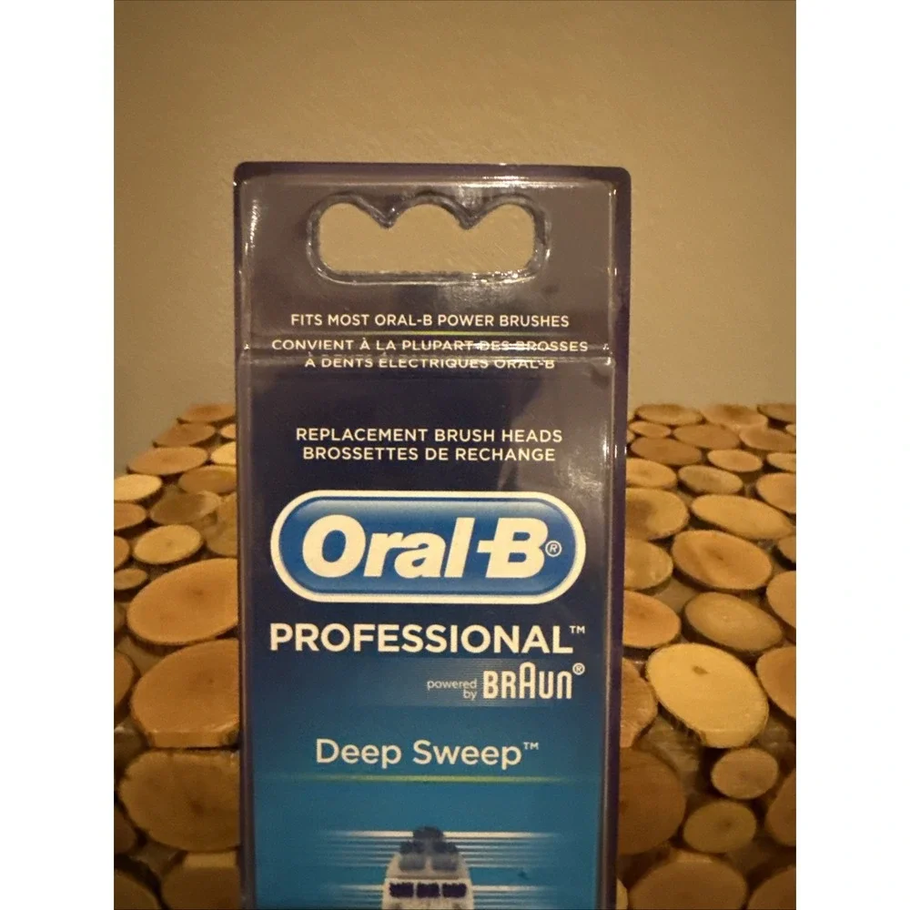 Oral-B Professional Deep Sweep Brush Head Replacement Braun Triple Action Clean‎